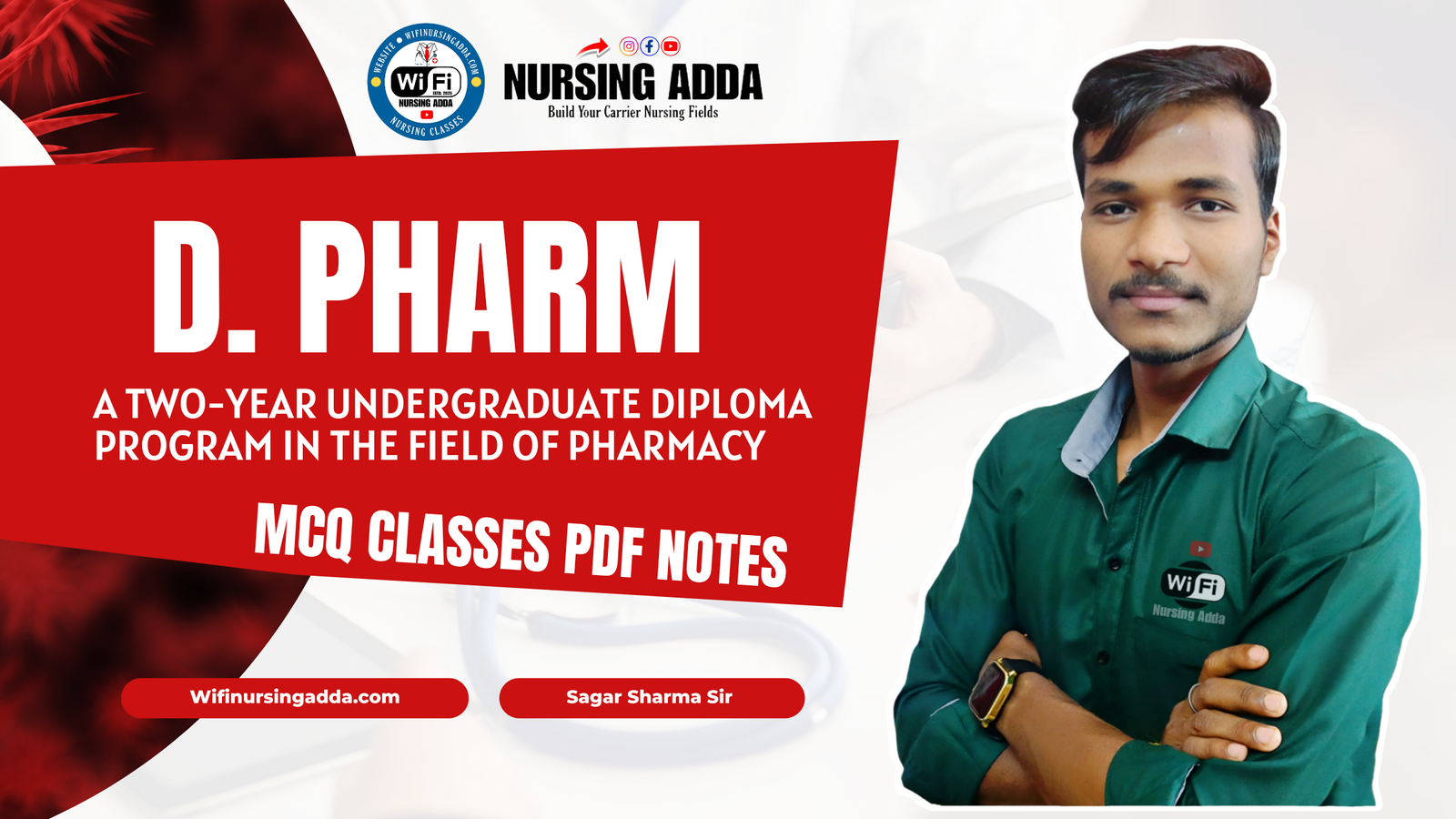 D. PHARMA, MCQ CLASSES PDF NOTES