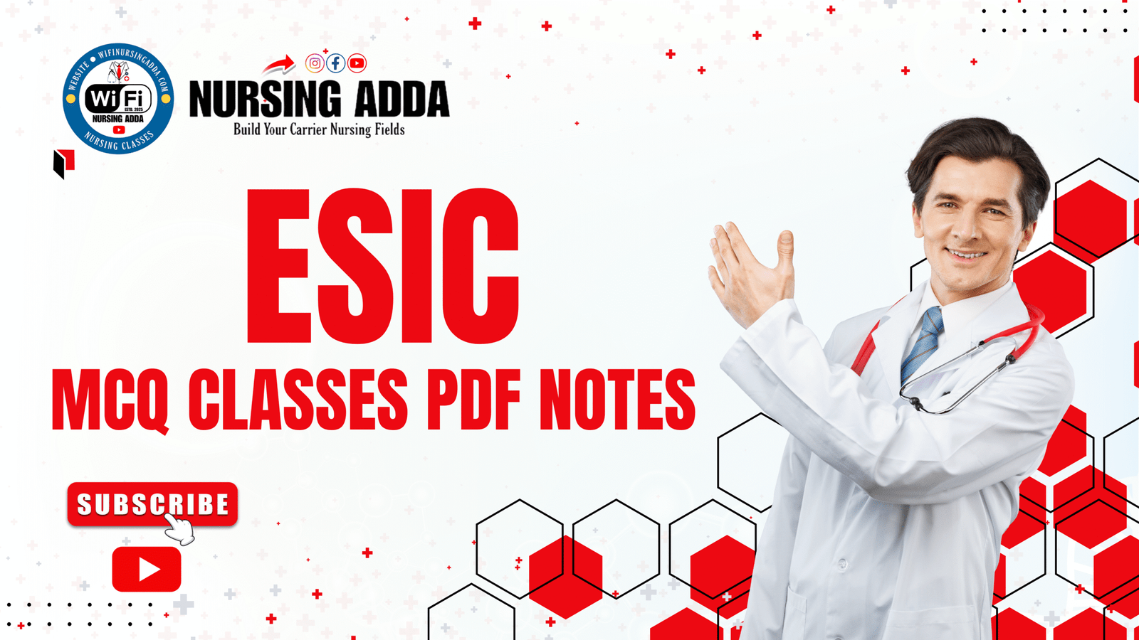 ESIC, MCQ CLASSES PDF NOTES