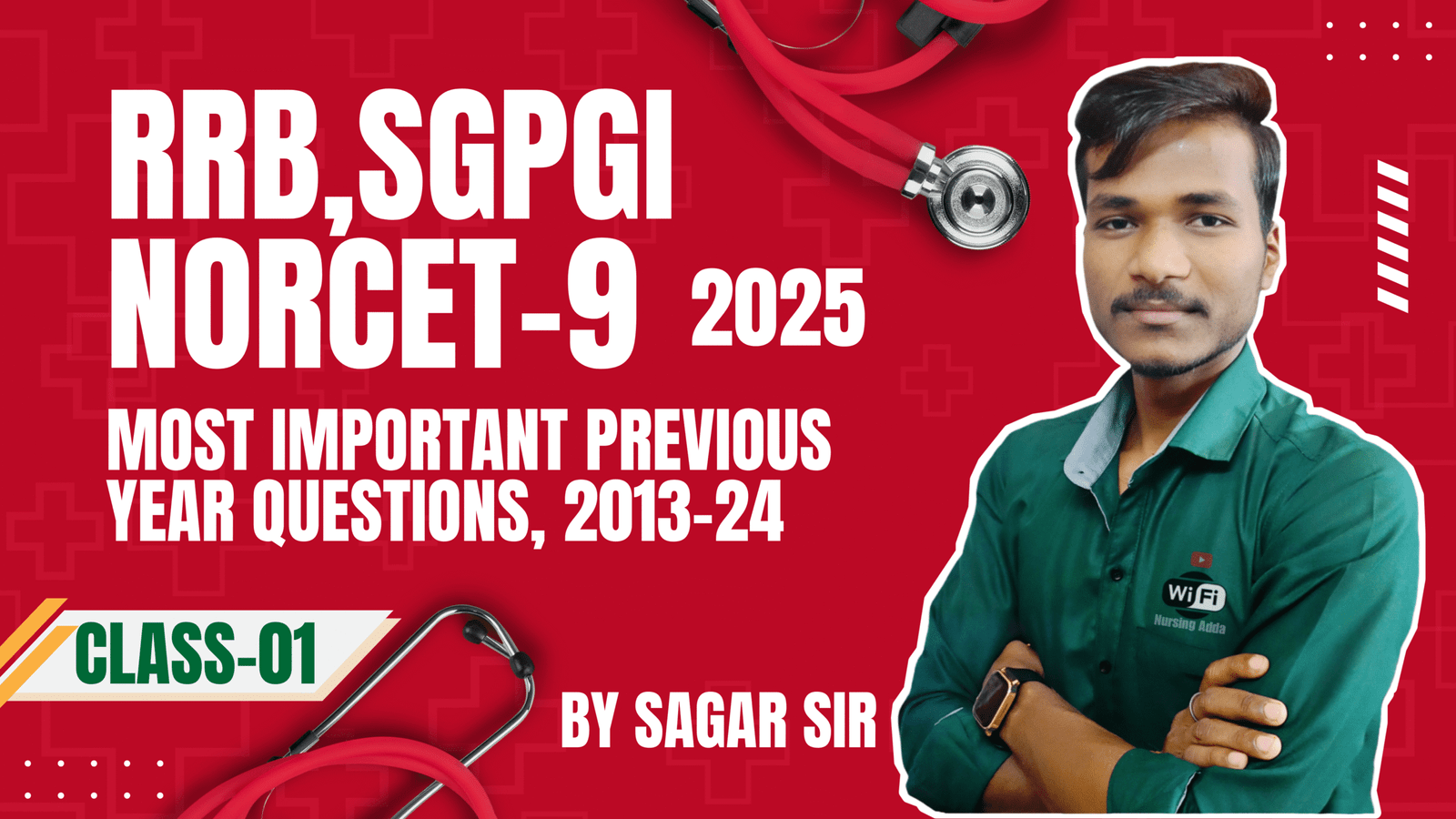 RRB, SGPGI, NORCET- 9, PDF NOTES