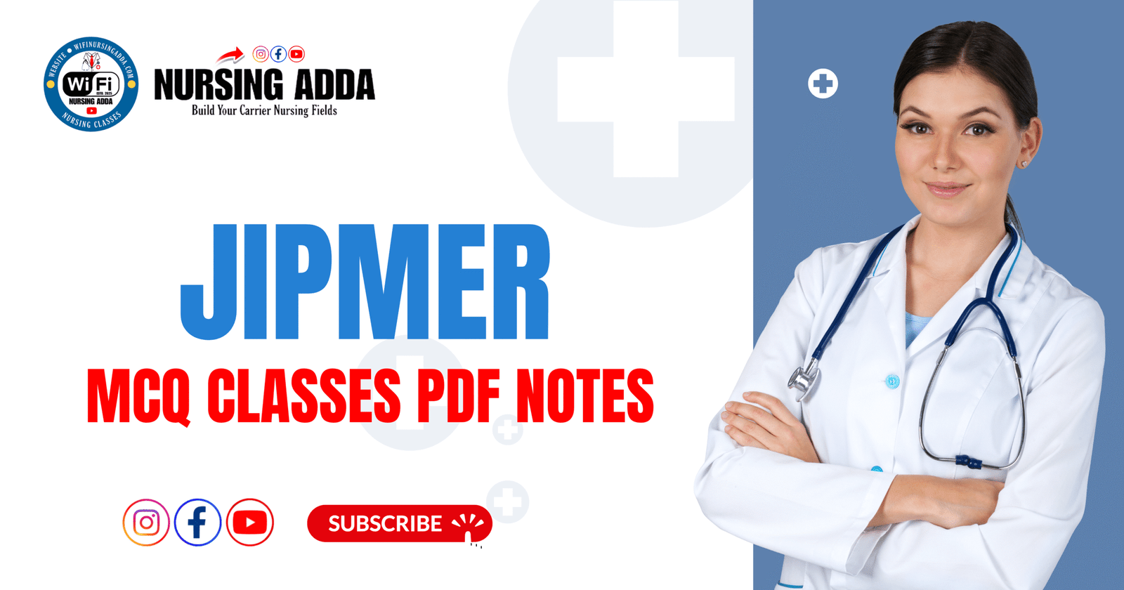 JIPMER, MCQ CLASSES PDF NOTES