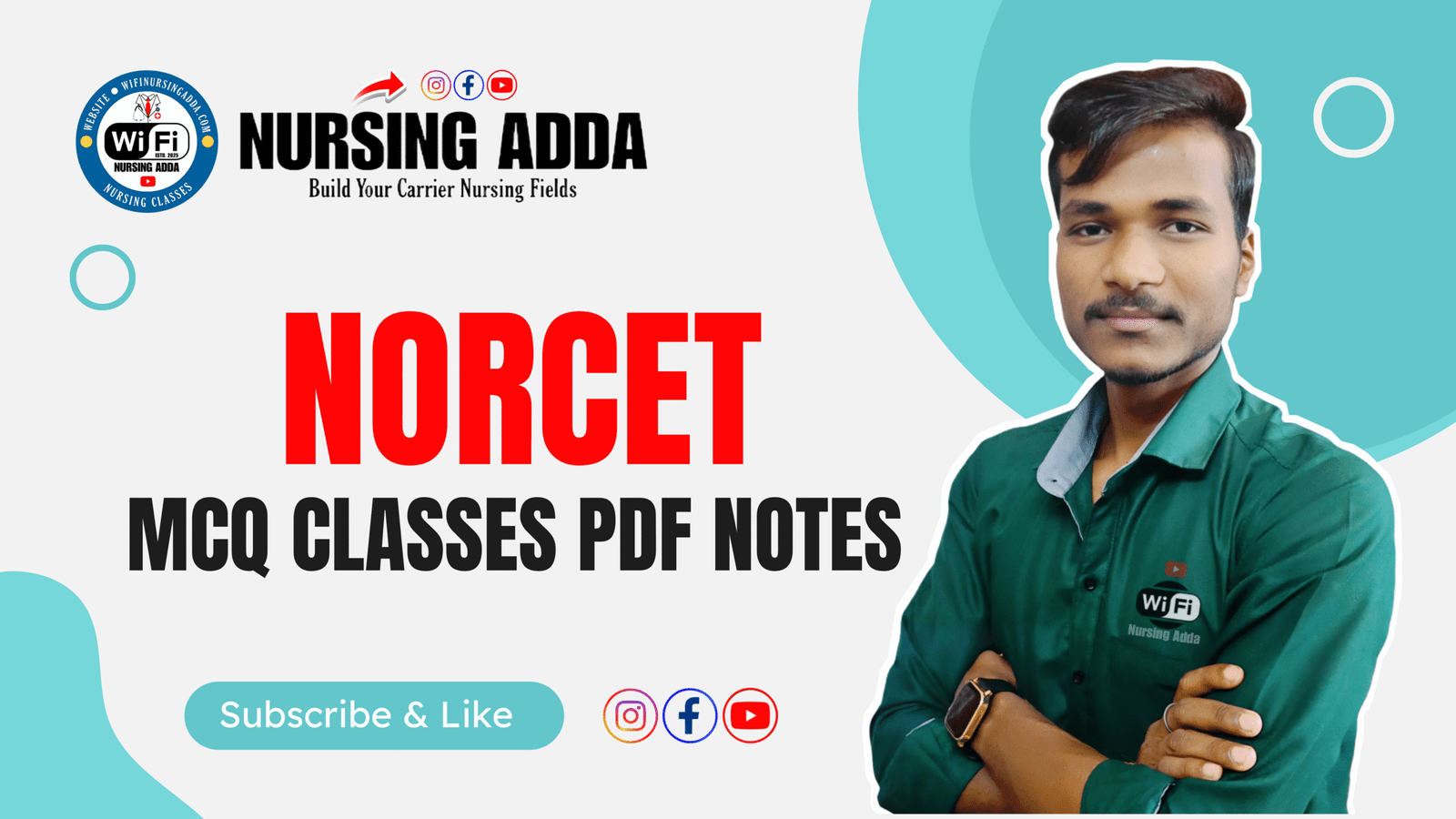 NORCET, MCQ CLASSES PDF NOTES